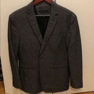 Grey linen blend John varvatos blazer.